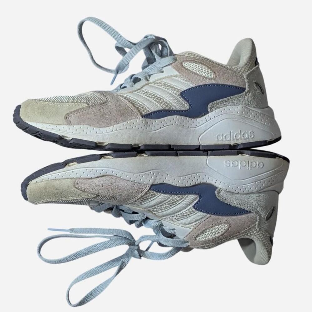 Adidas Women's White and Purple Trainers